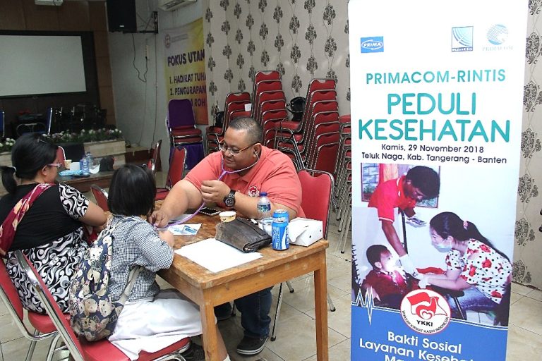 Primacom Medical Charity on Kampung Melayu, Teluk Naga – Tangerang 2018