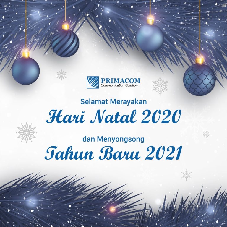 Selamat Merayakan Hari Natal 2020 & Menyongsong Tahun Baru 2021