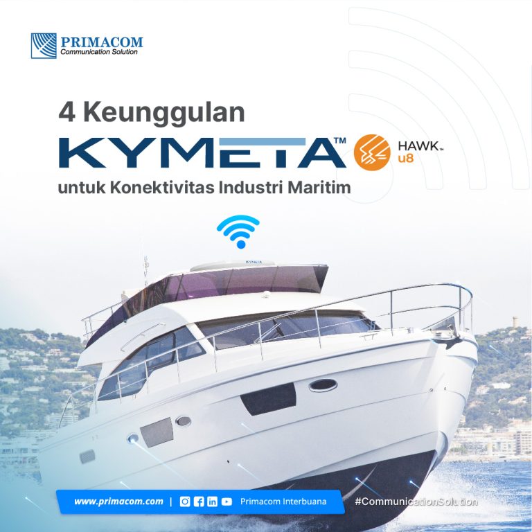 4 Keunggulan Kymeta Hawk u8 untuk Konektivitas Industri Maritim